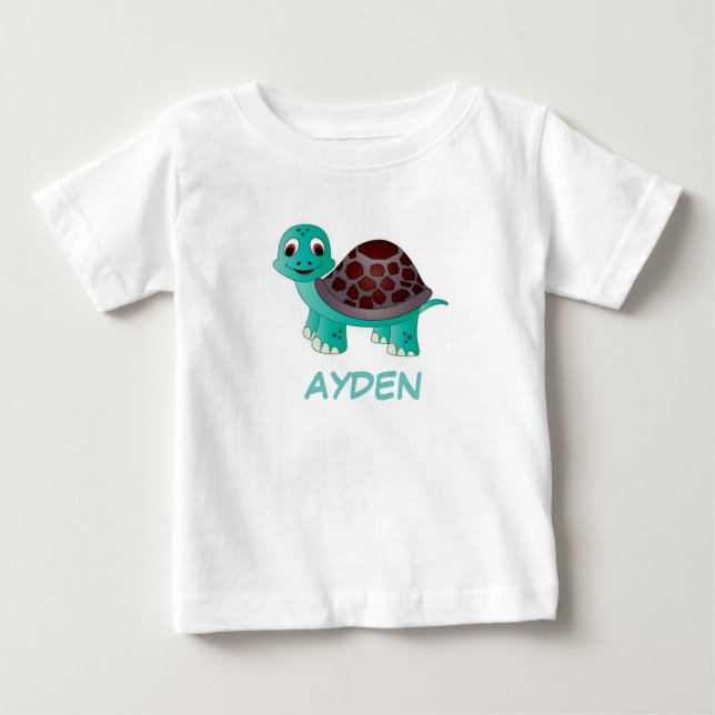 Schildkröte Baby T-shirt (Vorderseite)