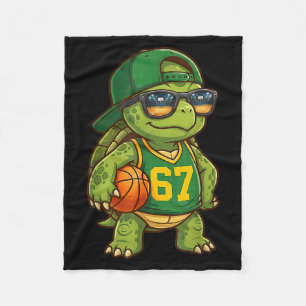 Schildkröte Basketball 67 Gen Alpha Slang Srts Män Fleecedecke