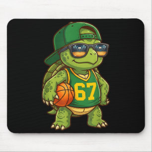 Schildkröte Basketball 67 Gen Alpha Slang Srts Män Mousepad