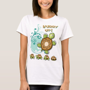 SCHILDKRÖTE beeilen sich oben T-Shirt