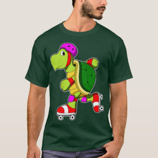 Schildkröte bei Inline-Skaten mit Inline-Skaten T-Shirt