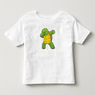 Schildkröte beim Hip Hop Dance Dab Kleinkind T-shirt