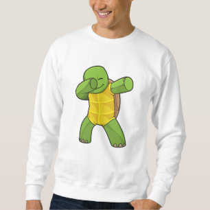 Schildkröte beim Hip Hop Dance Dab Sweatshirt