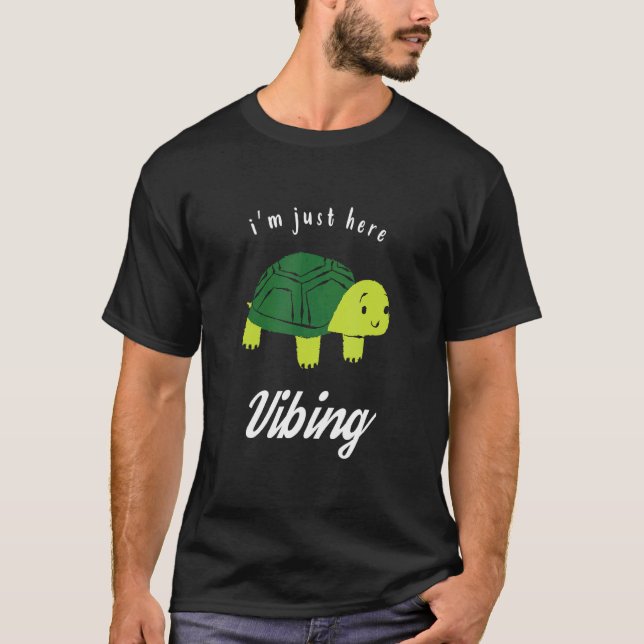 Schildkröte, die nur schwänzend schweben T-Shirt (Vorderseite)