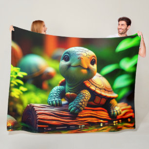 Schildkröte Fleecedecke