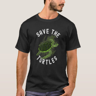 Schildkröte Frauen Kinder Tortoise Muschel Adul T-Shirt