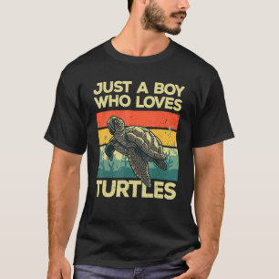 Schildkröte für Männer Boys Tortoise Ocean Turtles T-Shirt