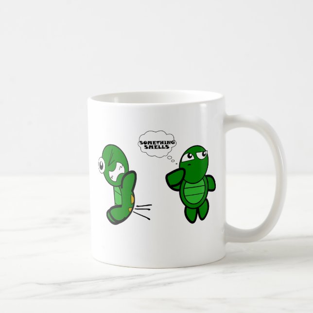 Schildkröte-Furz Tasse (Rechts)