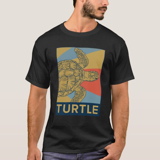 Schildkröte Galapagos T-Shirt (Vorderseite)