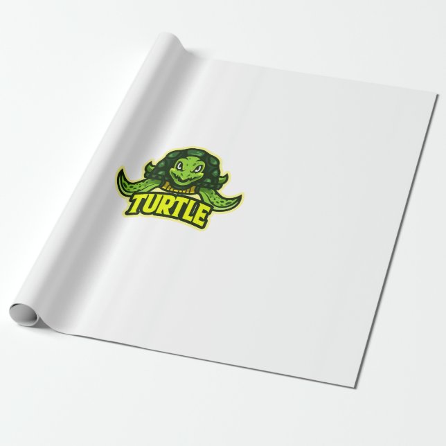 Schildkröte Geschenkpapier (Ungerollt)