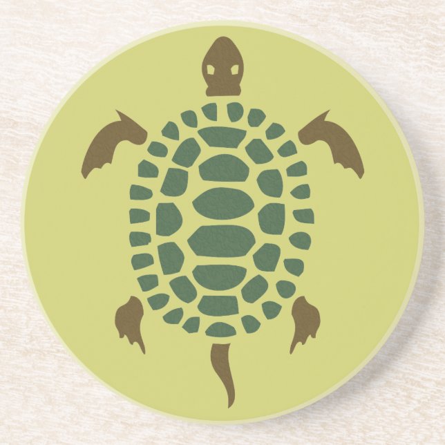 Schildkröte Getränkeuntersetzer (Vorne)