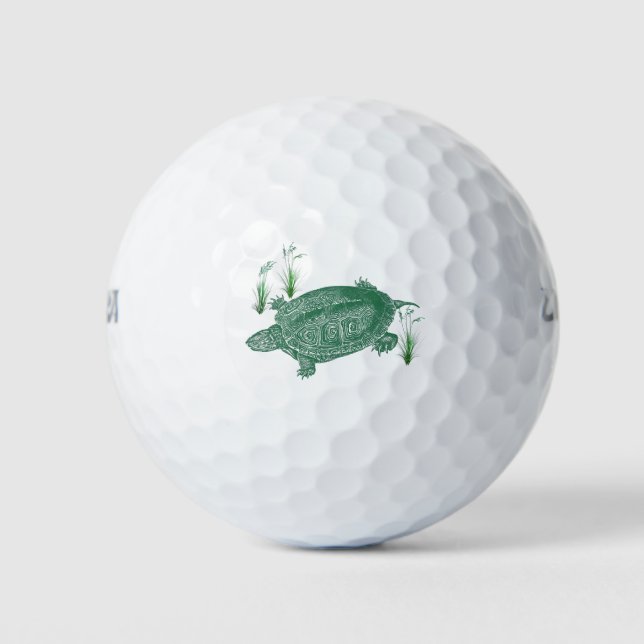 Schildkröte Golfball (Vorderseite)