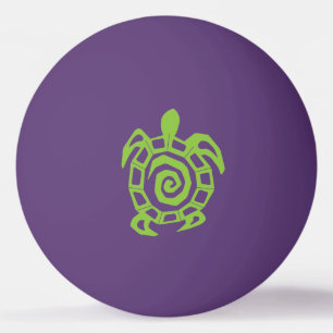 Schildkröte-Grün-Druck Tischtennisball