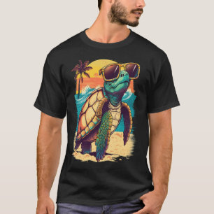 Schildkröte Hawaii Sea Turtles Hawaii Tropical Bea T-Shirt