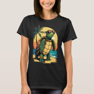 Schildkröte Hawaii Sea Turtles Hawaii Tropical Bea T-Shirt