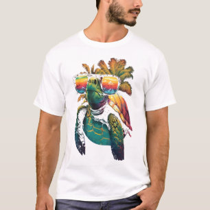 Schildkröte Hawaiianische Meeresschildkröten Hawai T-Shirt
