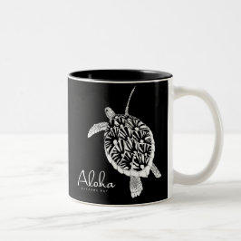 Schildkröte Hawaiis Aloha Honu Zweifarbige Tasse