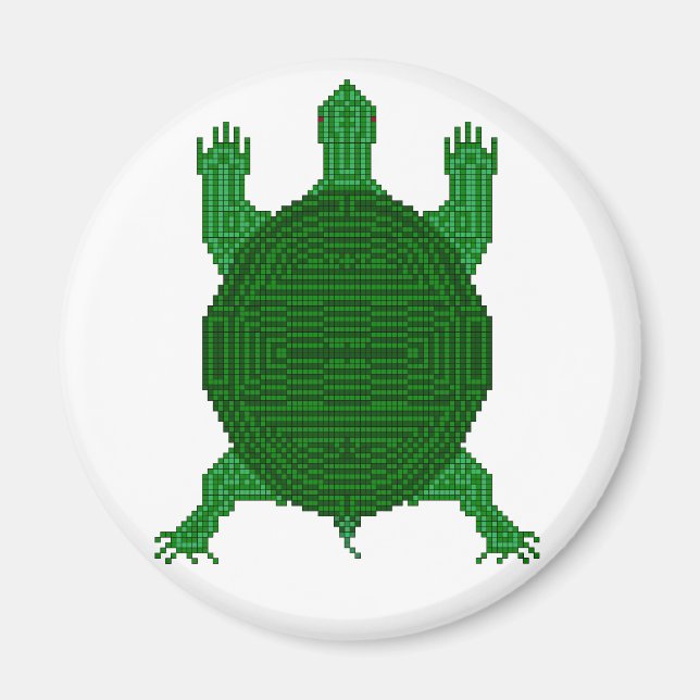 Schildkröte - I - Geometrisch Magnet (Vorne)