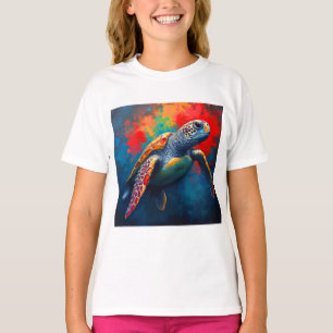 Schildkröte in der Tiefsee T-Shirt