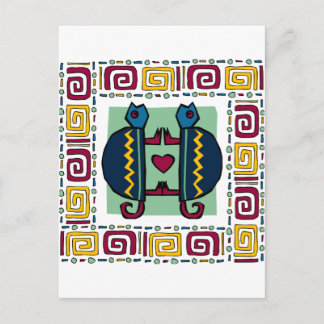 Schildkröte in Liebe Postkarte