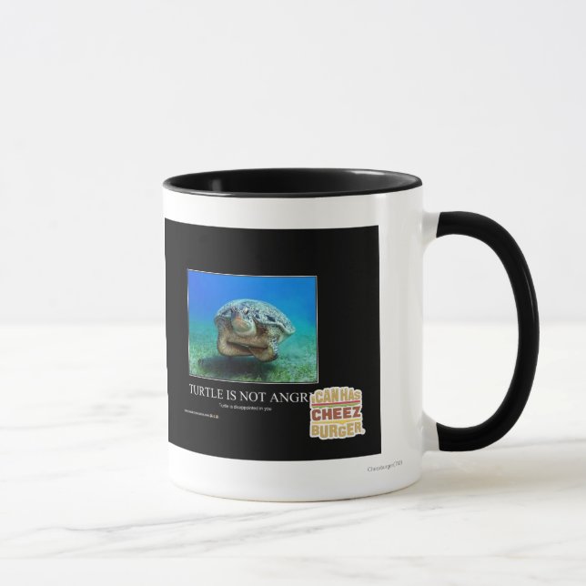 Schildkröte ist nicht wütend tasse (Rechts)