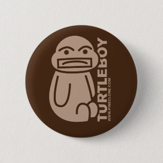 SCHILDKRÖTE-JUNGEN-Knopf Button