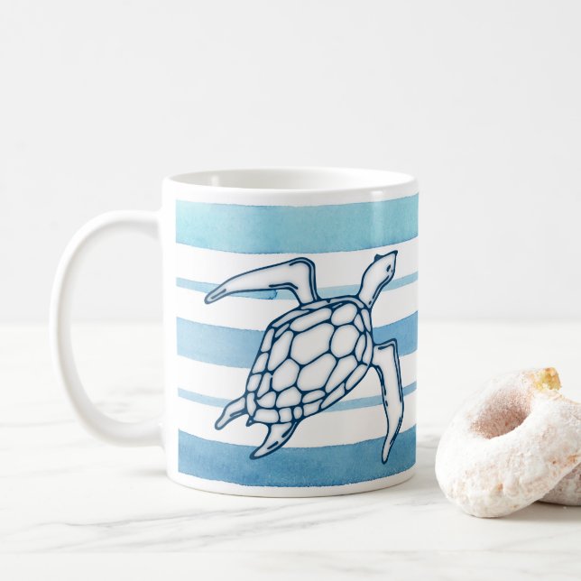 Schildkröte Kaffeetasse (Mit Donut)