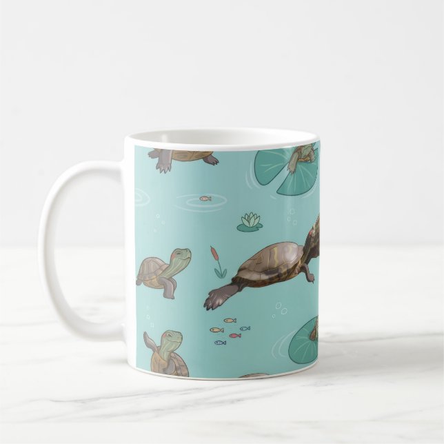 Schildkröte Kaffeetasse (Links)