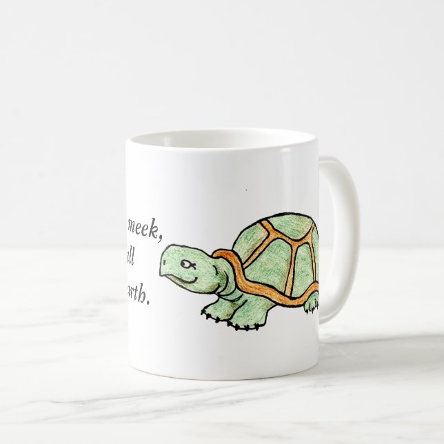 Schildkröte Kaffeetasse (VorderseiteRechts)