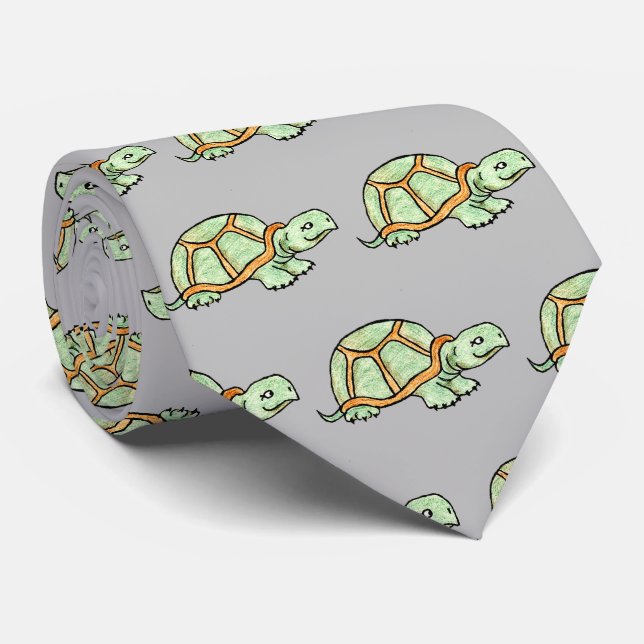 Schildkröte Krawatte (Gerollt)