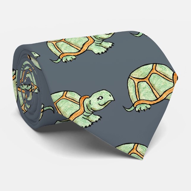 Schildkröte Krawatte (Gerollt)