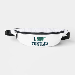Schildkröte Landschildkröte Herz Ich Liebe Kopie K Bauchtasche