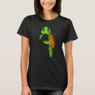 Schildkröte Landschildkröte Meer Tier Frauen Mädch T-Shirt