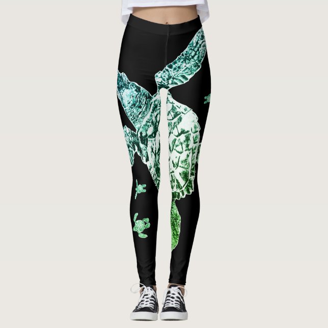 Schildkröte Leggings (Vorderseite)