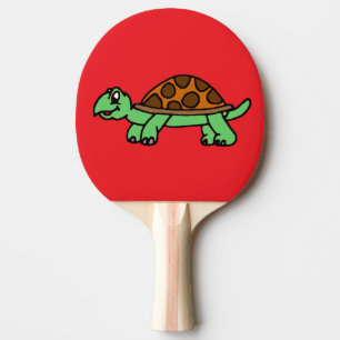 Schildkröte Lustig Tischtennis Schläger