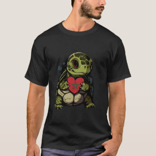 Schildkröte Marokko Flagge Marokko Roots T-Shirt