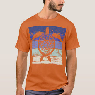 Schildkröte Meeresbiologe Vintage Retro 2 T-Shirt