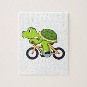 Schildkröte mit Fahrrad.PNG Puzzle
