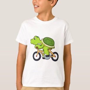 Schildkröte mit Fahrrad.PNG T-Shirt
