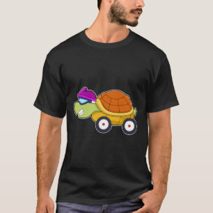 Schildkröte mit Muschel als Auto T-Shirt
