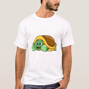 Schildkröte mit Muschel als Deckeln T-Shirt