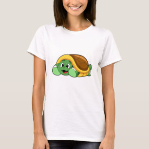 Schildkröte mit Muschel als Deckeln T-Shirt