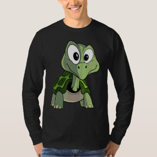 Schildkröte mit Niedlichem Aussehen T-Shirt