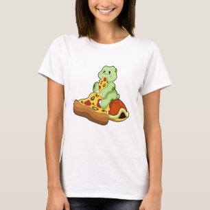 Schildkröte mit Pizza T-Shirt