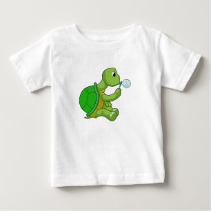 Schildkröte mit Seifenblasen Baby T-shirt