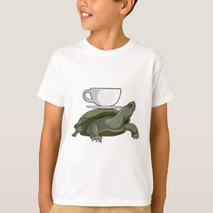 Schildkröte mit Teacup T-Shirt