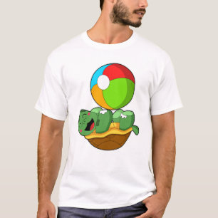 Schildkröte mit Wasserpolo T-Shirt