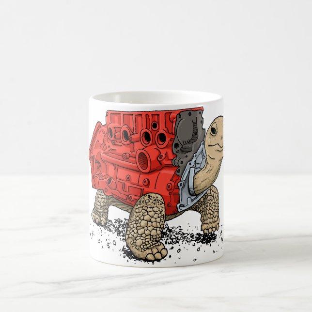 Schildkröte-Motor-Tasse Tasse (Mittel)