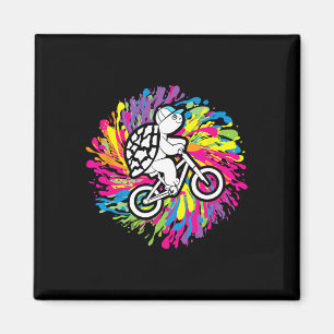 Schildkröte Mtb Radsport Mountainbike-Fan Magnet
