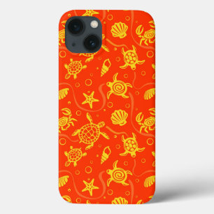 Schildkröte-Muster iPhone 13 Hülle